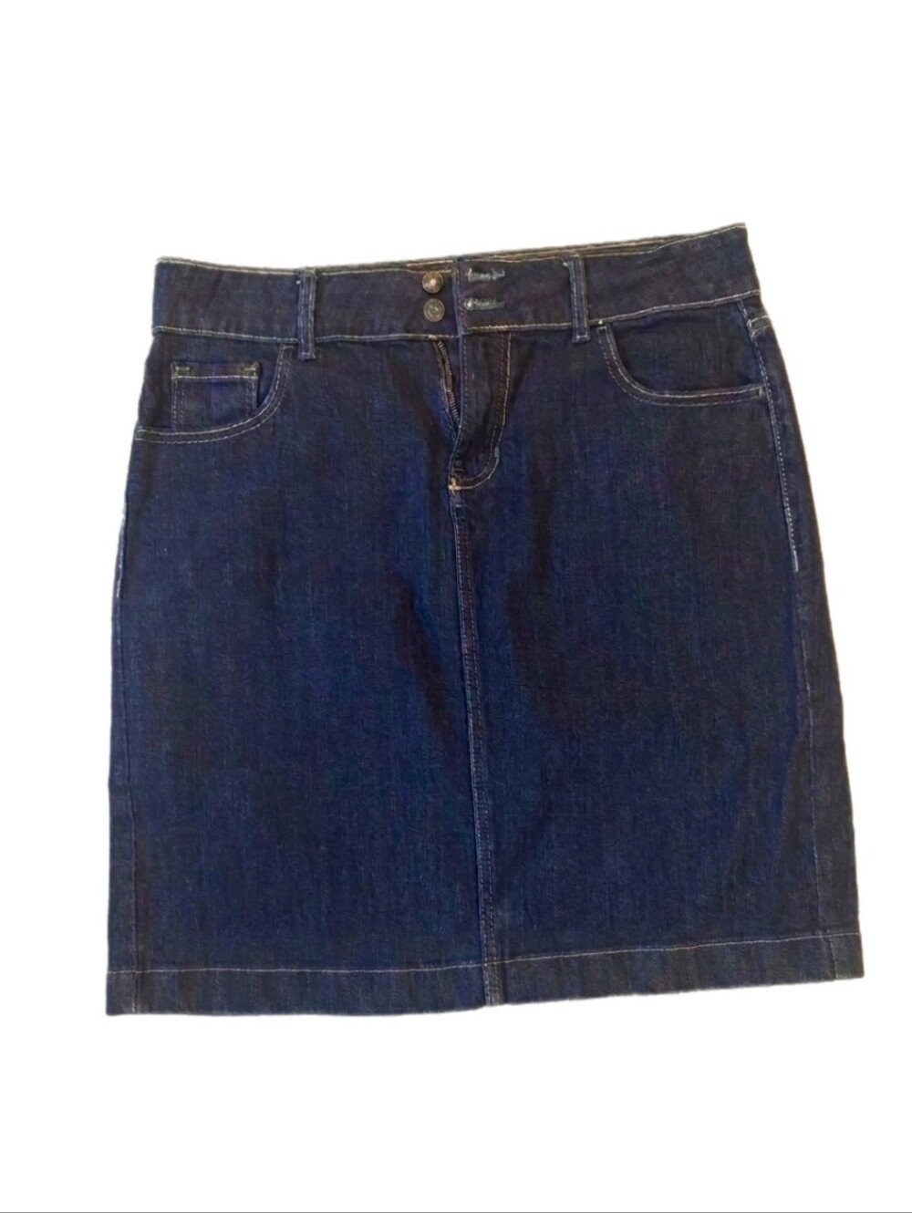 OLD NAVY Perfect Pencil Skirt Ultra Blue Denim